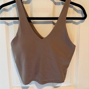 All in Motion Brown Crop Top
